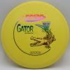 Gator - yellow - rainbow - dx - slight-dome - somewhat-stiff - 175g