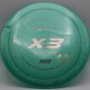 X3 - turquoise - silver - 500 - slight-dome - neutral - 172g