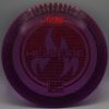Hellfire - purple - red - sparkle-plastic - pretty-flat - 170-172g - slightly-soft-tacky