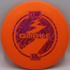 Quake - orange - hot-pink - d-line - slight-dome - slighty-gummy - 177g