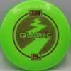 Quake - bright-green - maroon - proline - slight-dome - neutral - 177g