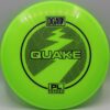 Quake - bright-green - purple - proline - slight-dome - neutral - 175-176g